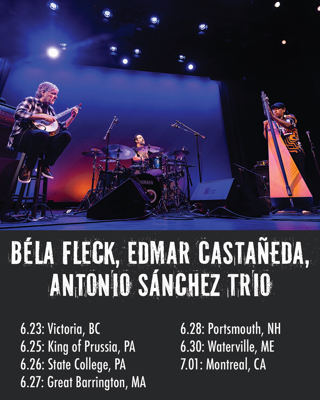 Béla Fleck BEATrio Tour Poster 2026